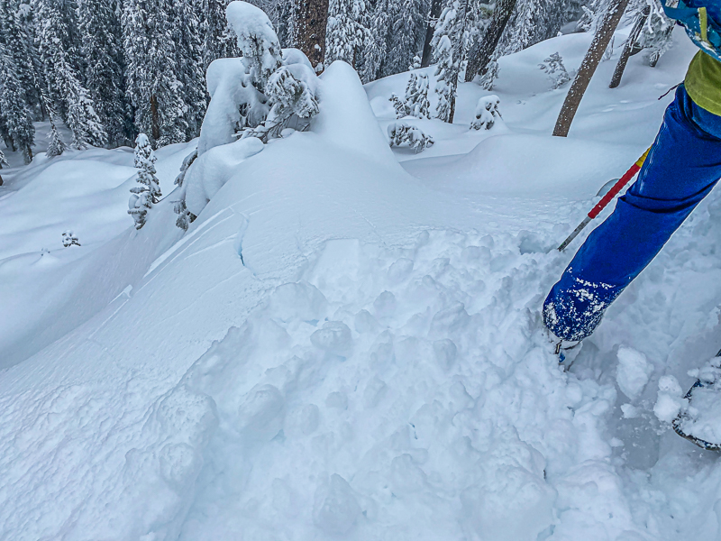 another slab off of ridge line.