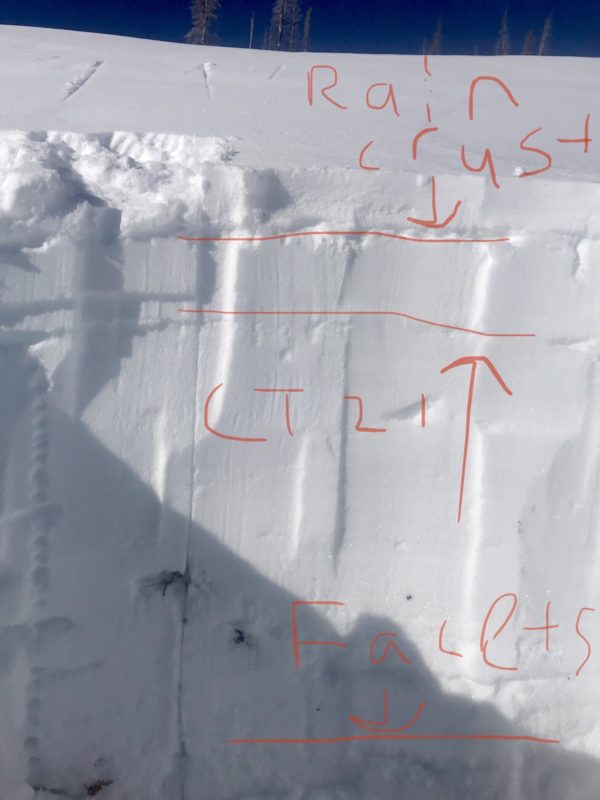 Snow pit photo