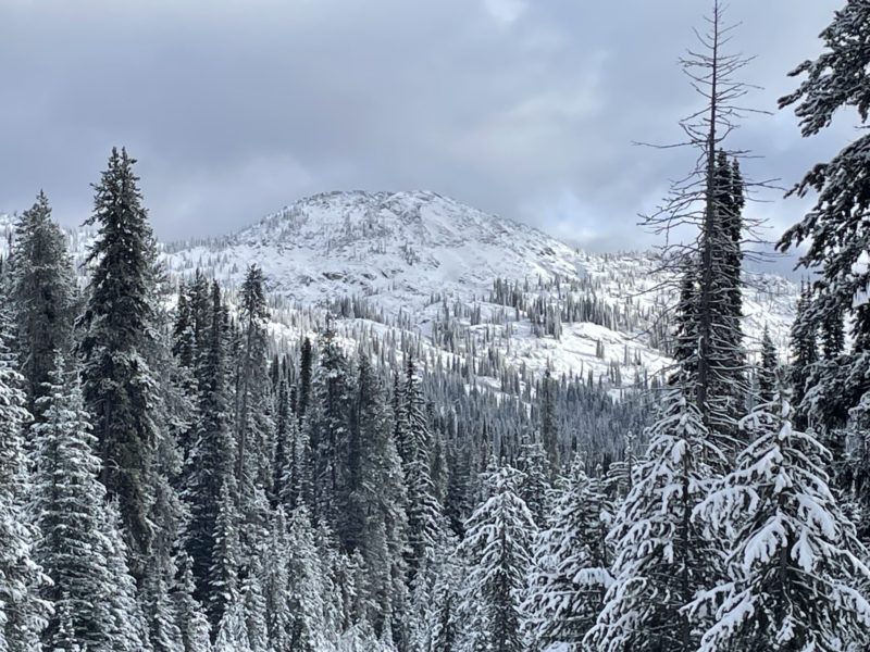 Current conditions of slab butte.