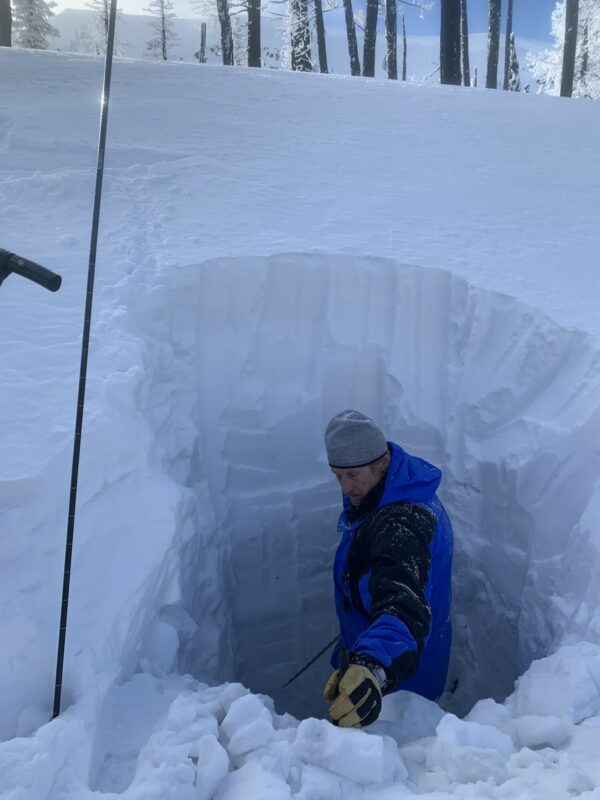 Russ wondering when someone will help dig. Deep for December 8, yes?