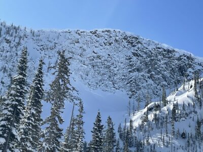 Snowslide post 3/14/23 event.
