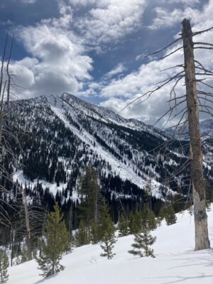 Wet Loose slide in one of the Sawtooth paths